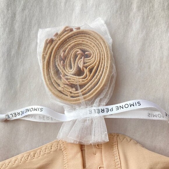 Simone Perele Delice Strapless Convertible Bra 38C Sand NWT - Picture 7 of 11